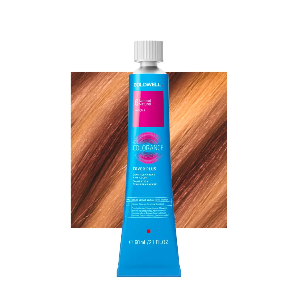 6Natural  Goldwell Colorance Cover Plus Tb Natural 60ml - colorazione demi permanente