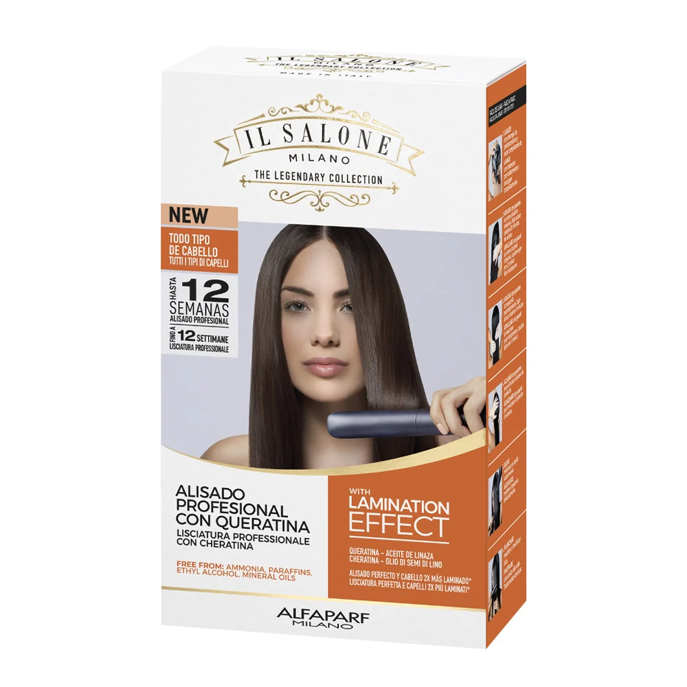 Alfaparf Milano Il Salone Straight  Kit  trattamento lisciante per tutti i tipi di capelli