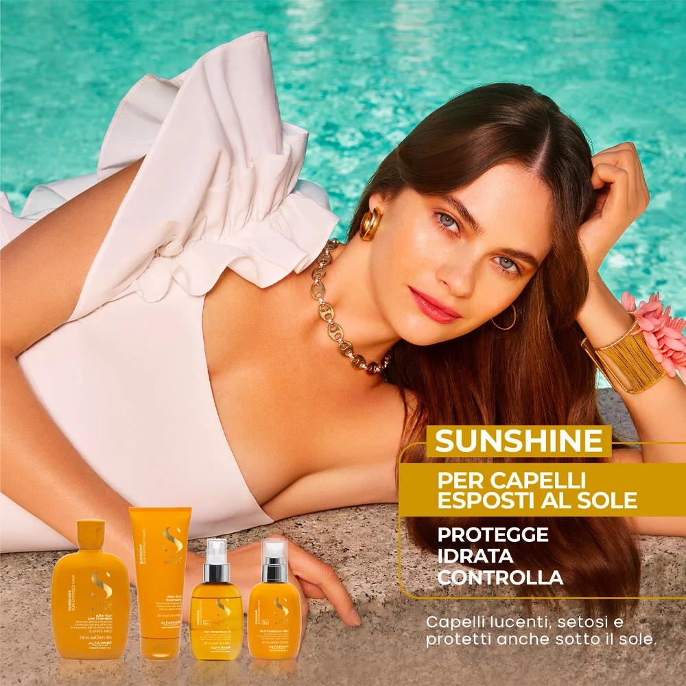 Alfaparf Milano Semi di Lino Sunshine After Sun Low Shampoo 250ml - shampoo delicato doposole - Image 5