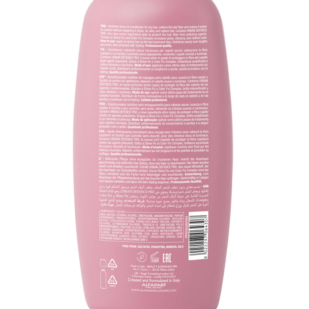 Alfaparf Milano Semi Di Lino Moisture Nutritive Leave-In Conditioner 1000ml - balsamo nutriente senza risciacquo - Image 2