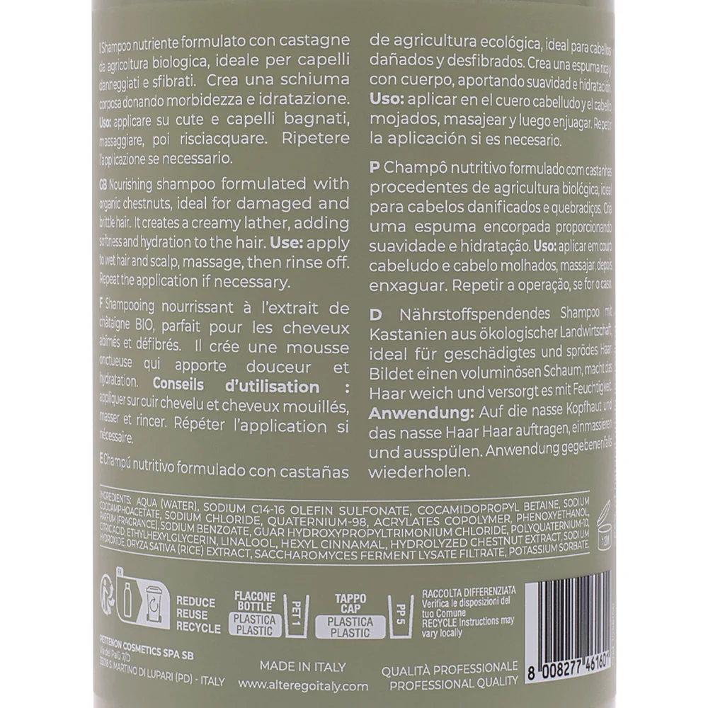 Alterego Curego Nourish Shampoo 950ml - shampoo nutriente - Image 2