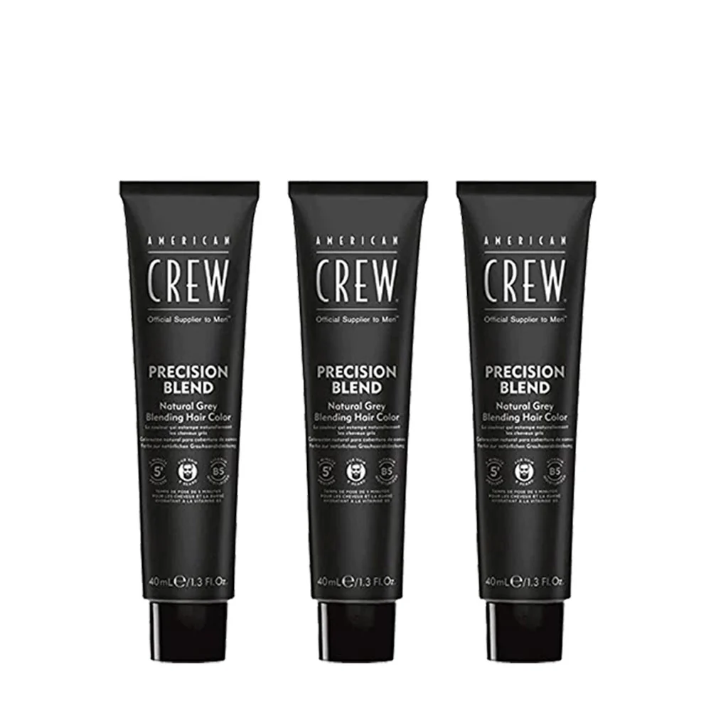 American Crew Precision Blend Dark 3x40ml 2/3 -  tinta capelli e barba - Image 2