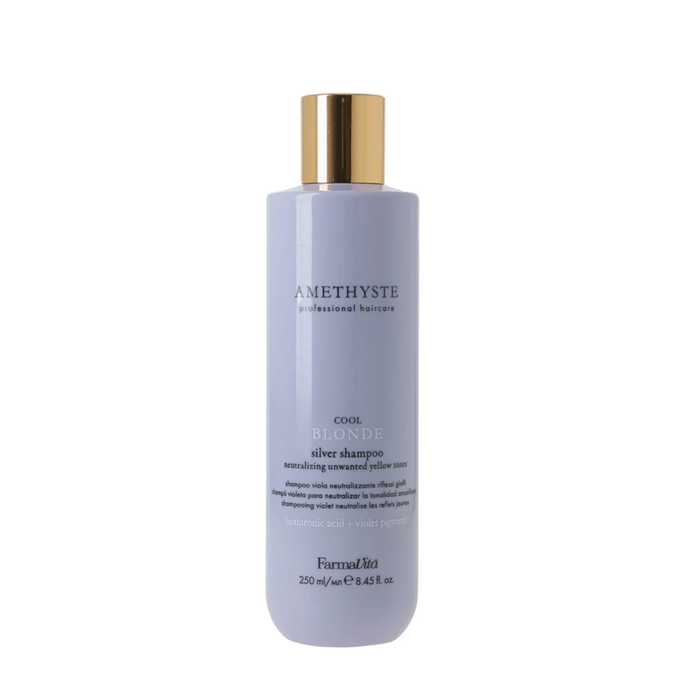 Farmavita Amethyste Blonde Cool Blonde Silver Shampoo 250ml - shampoo anti giallo