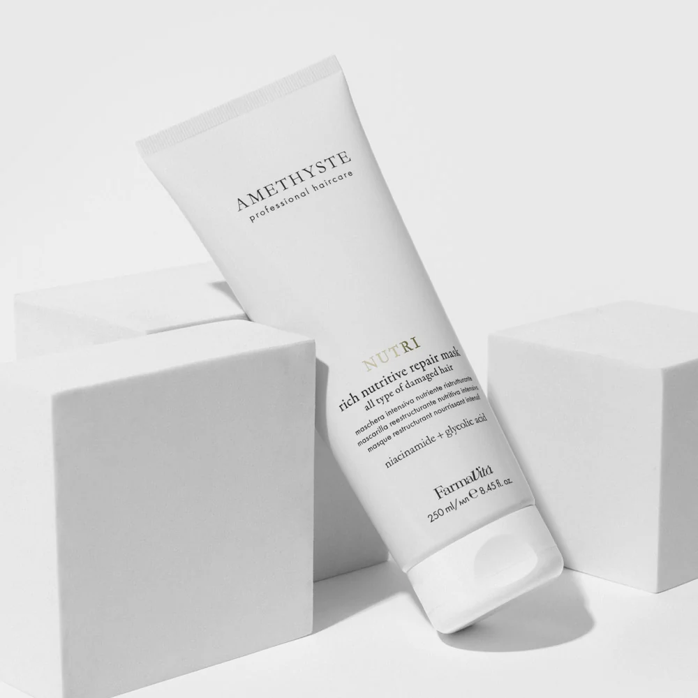 Farmavita Amethyste Nutri Rich Nutritive Repair Mask 250ml - maschera ristrutturante - Image 2