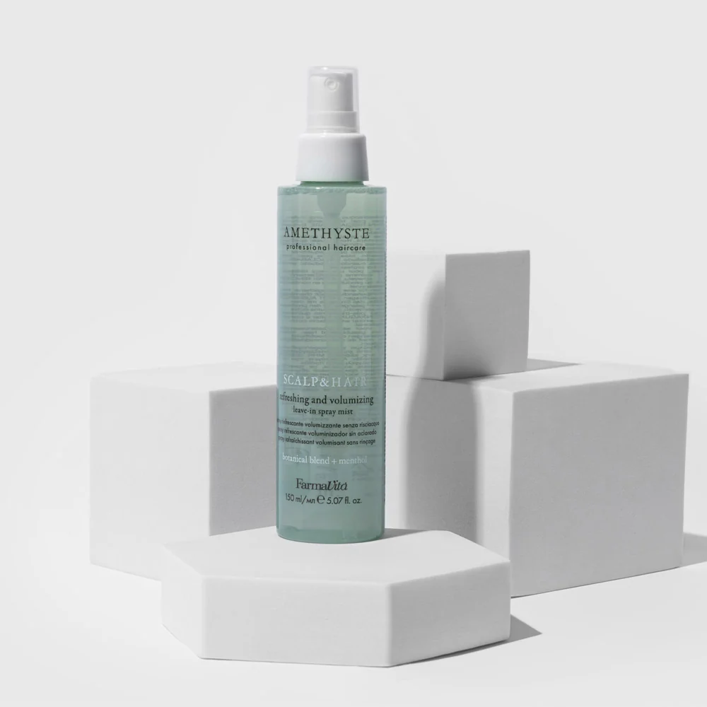 Farmavita Amethyste Specific Scalp & Hair Refreshing Volumizing Mist 150ml - trattamento rinfrescante e volumizzante - Image 2