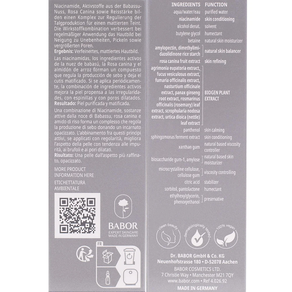 Babor Doctor Babor Resurface Pore Refining Serum 30ml - siero viso levigante - Image 2