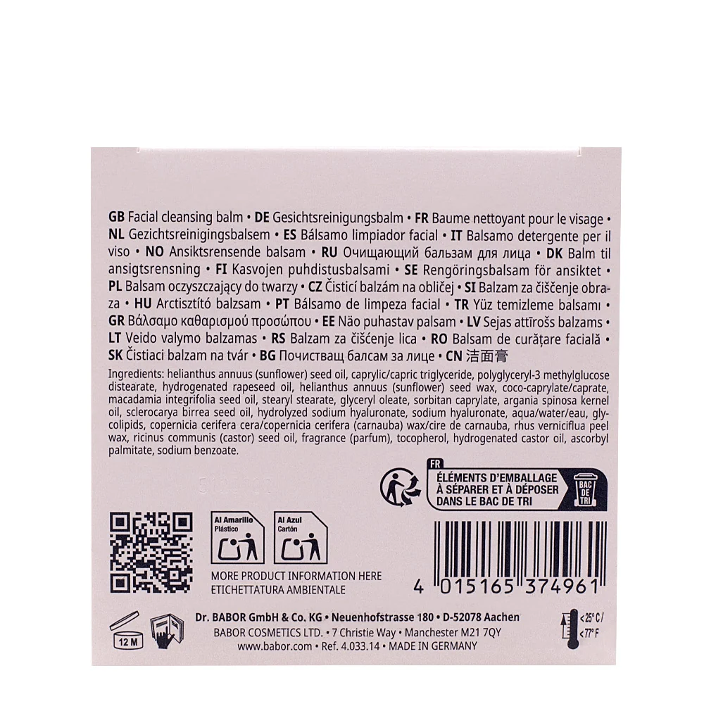 Babor Hyaluronic Cleansing Balm 150ml - balsamo detergente nutriente - Image 2