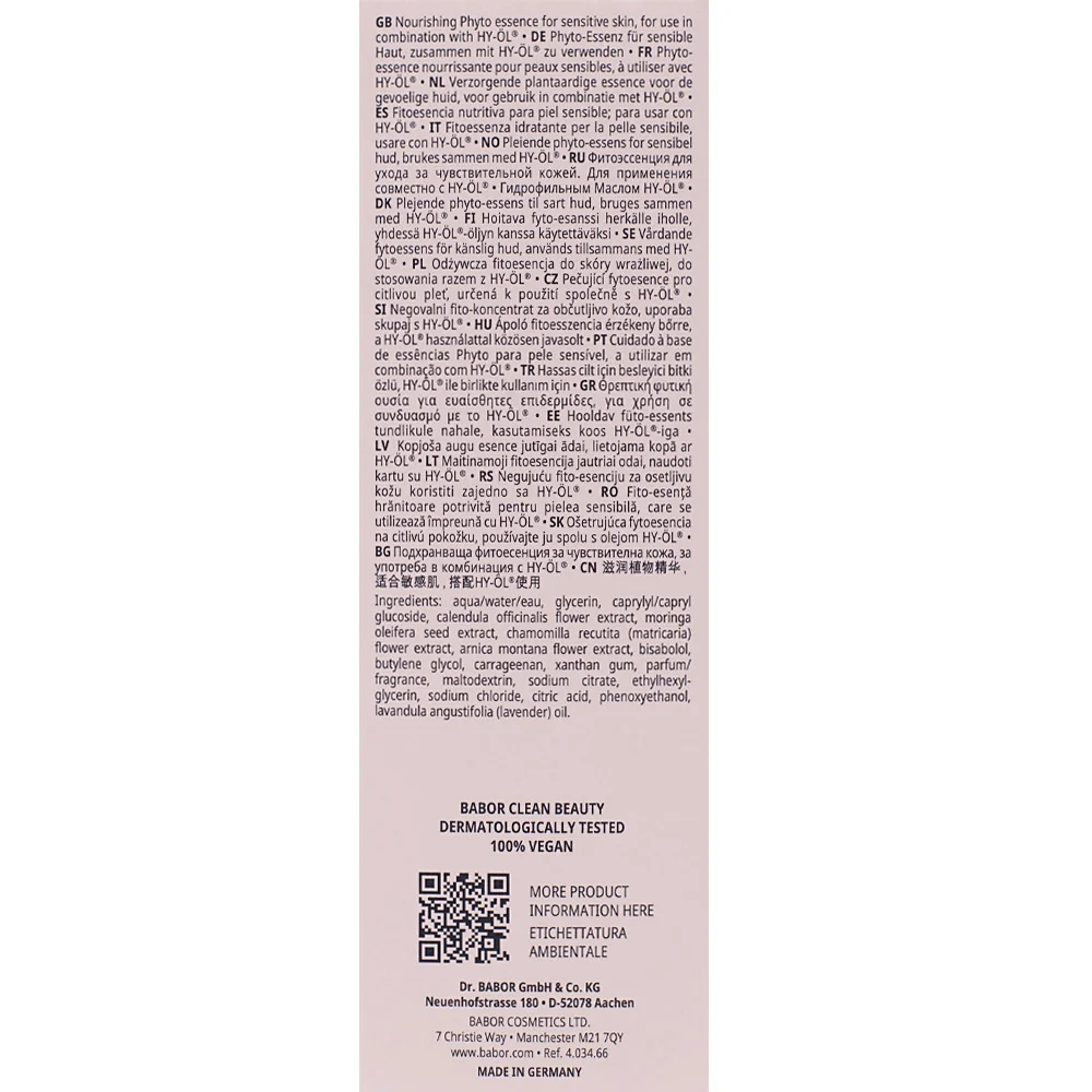 Babor Phyto HY-ÖL Booster Calming 100ml - detergente viso lenitivo - Image 2