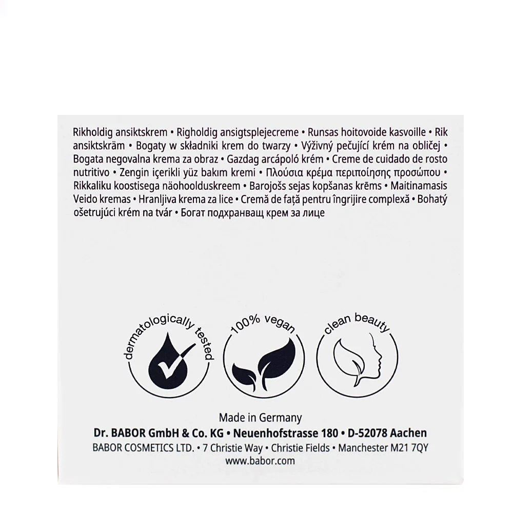 Babor Skinovage Balancing Cream Rich 50ml - crema viso pelle mista secca - Image 3