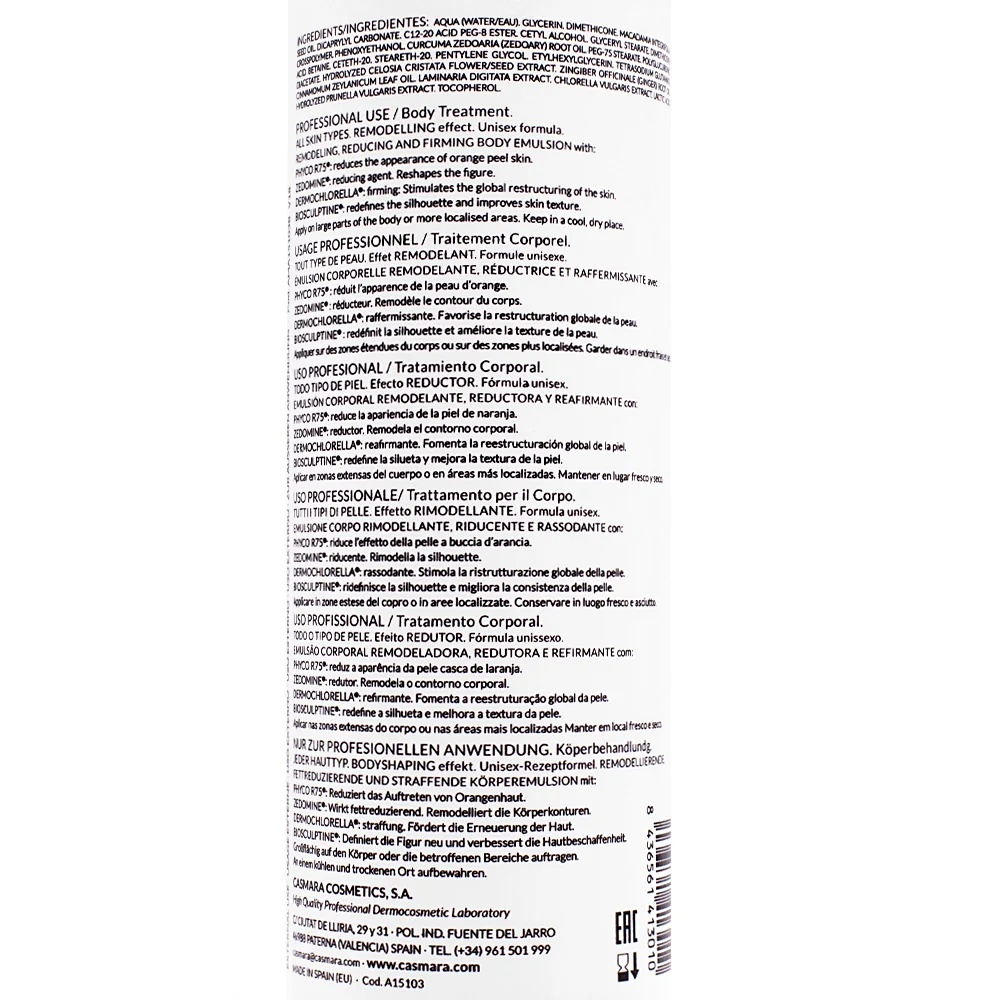 Casmara Specific Care Body Sculptor Cream 500ml - crema corpo intensiva liporiducente rassodante - Image 2