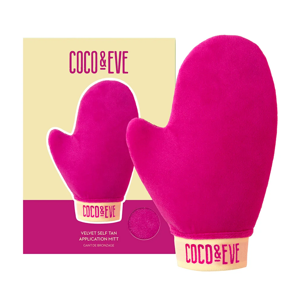 Coco & Eve Sunny Honey Soft Velvet Self Tan Mitt - guanto applicatore autoabbronzante - Image 2