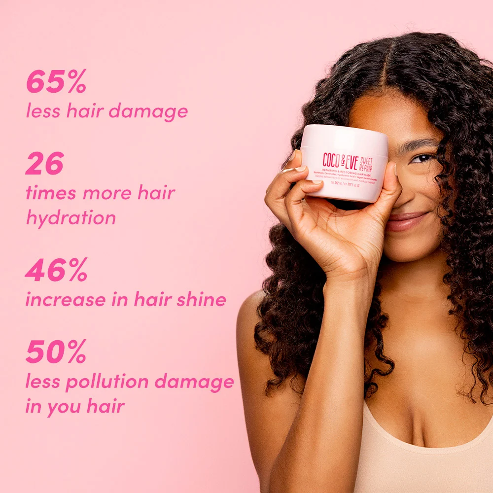 Coco & Eve Sweet Repair Mask 60ml - maschera ristrutturante - Image 6