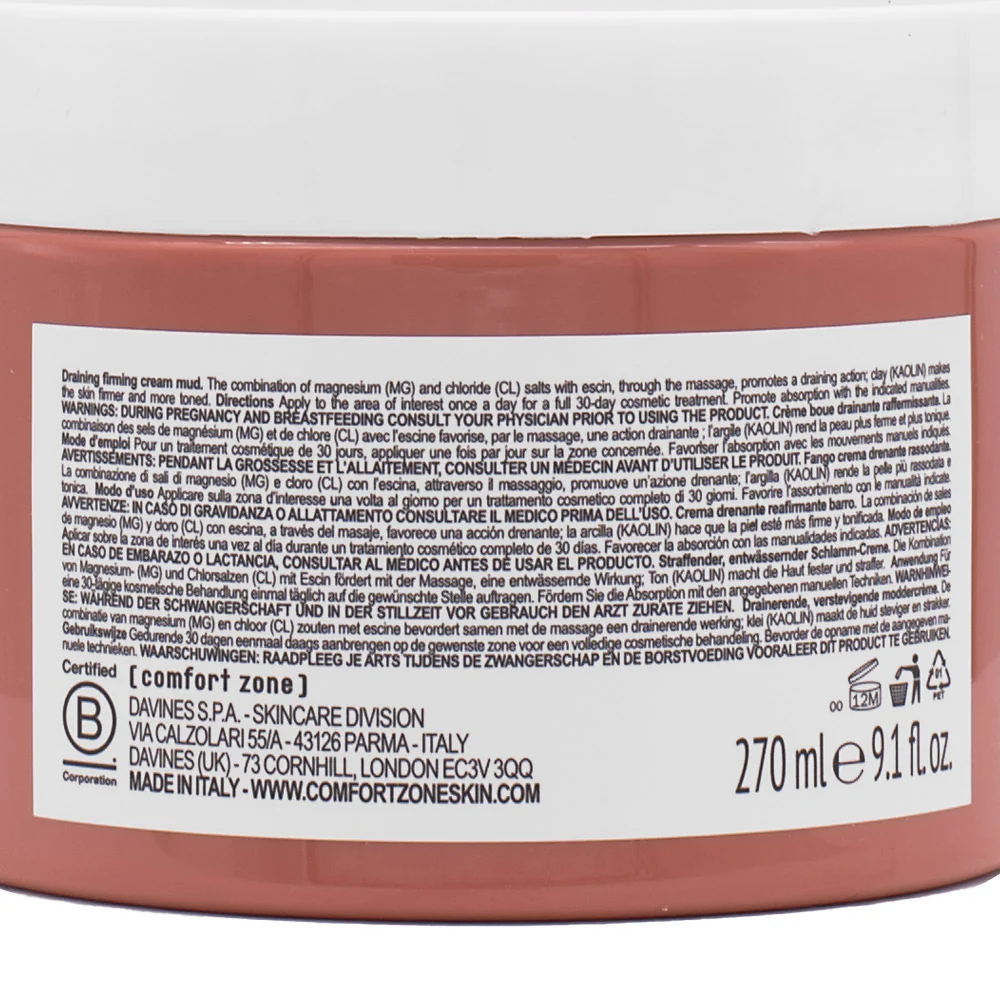 Comfort Zone Body Strategist Osmotic Cream Mud 270ml - fango crema  drenante rassodante - Image 5