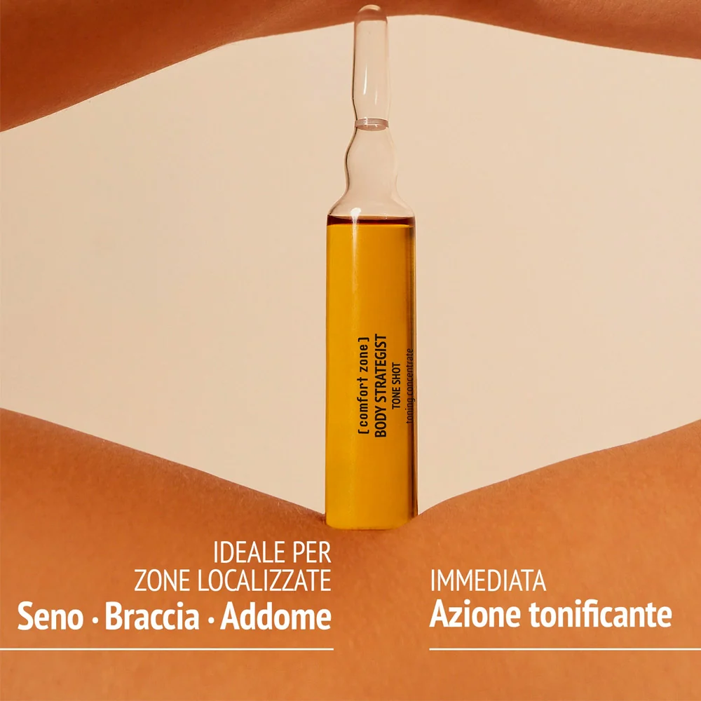 Comfort Zone Body Strategist Tone Shot 4x10ml - concentrato tonificante - Image 3