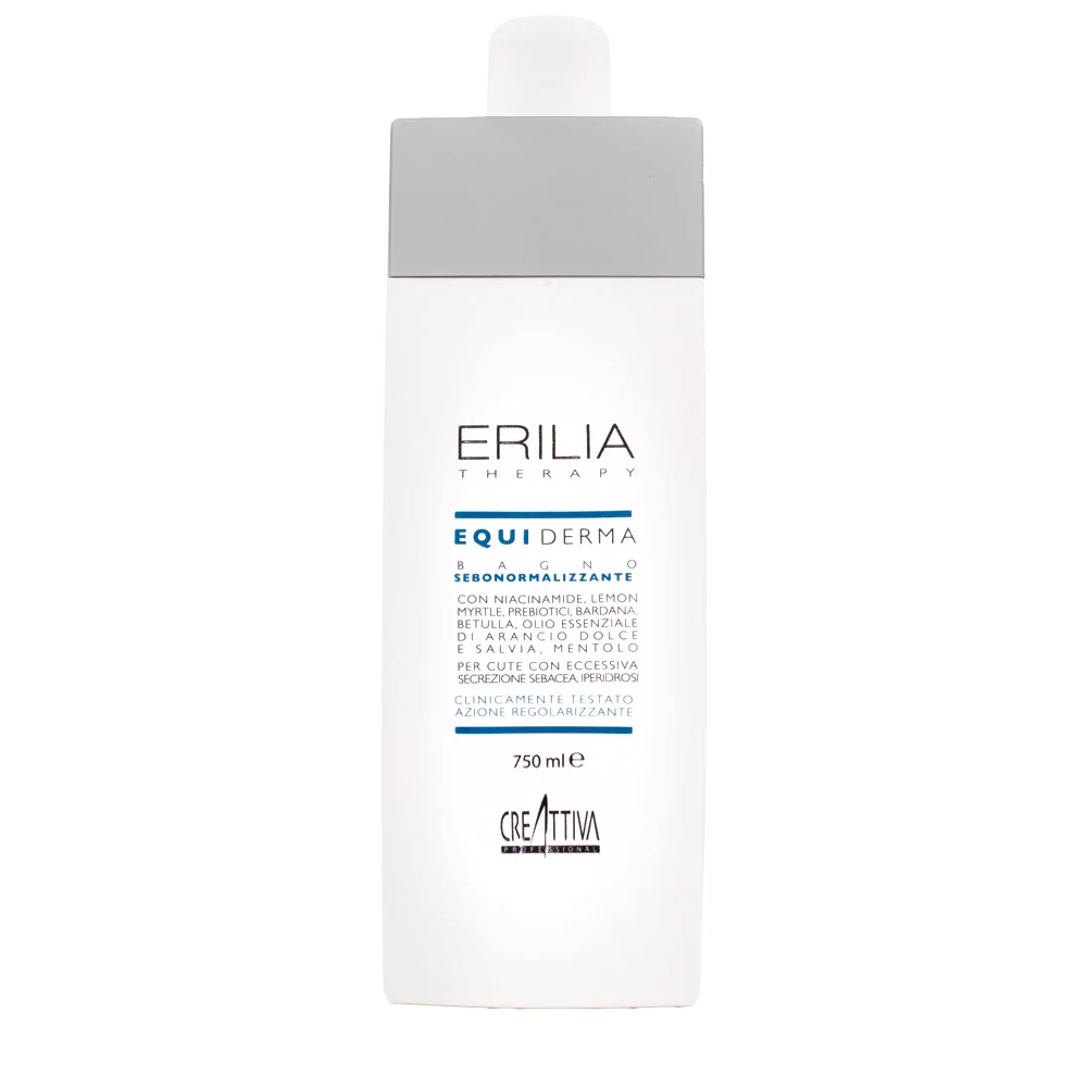 Creattiva Erilia Equiderma Bagno Sebonormalizzante 750ml - shampoo sebonormalizzante
