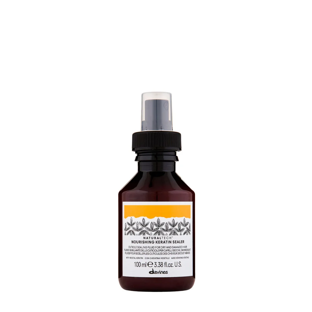 Davines Naturaltech Nourishing Keratin Sealer 100ml - fluido idratante per capelli secchi e danneggiati