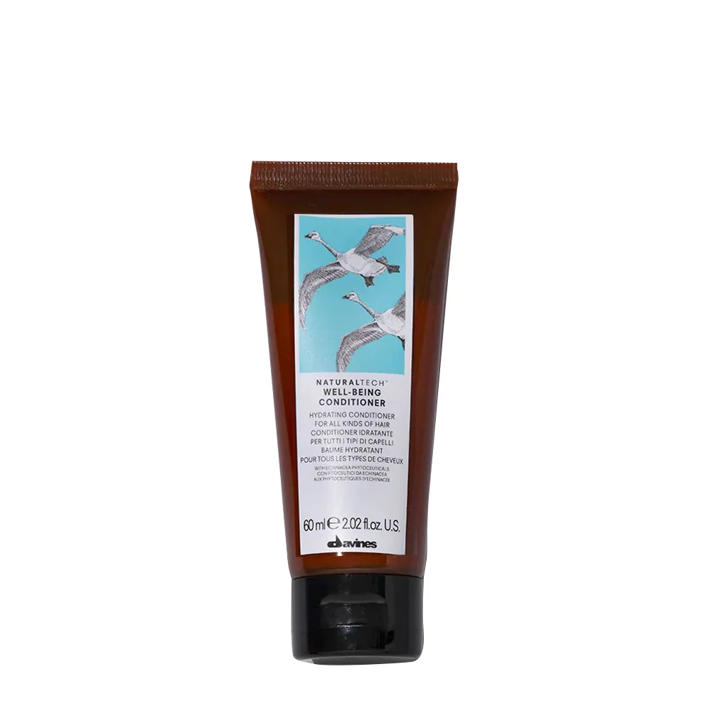 Davines Naturaltech Wellbeing Conditioner 60ml - balsamo idratante per tutti i tipi di capelli