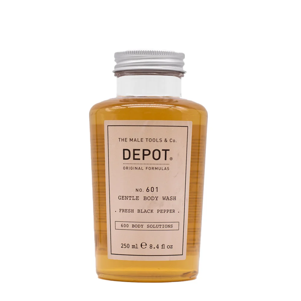 Depot Body Solutions No. 601 Gentle Body Wash Fresh Black Pepper  250ml - bagnoschiuma delicato