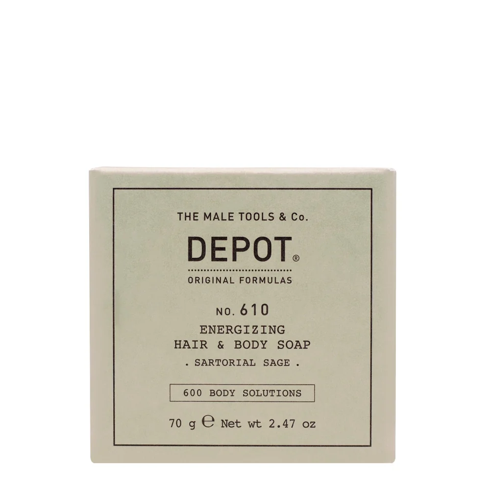 Depot Body Solutions No. 610 Energizing Hair & Body Soap 70gr - saponetta profumata - Image 2