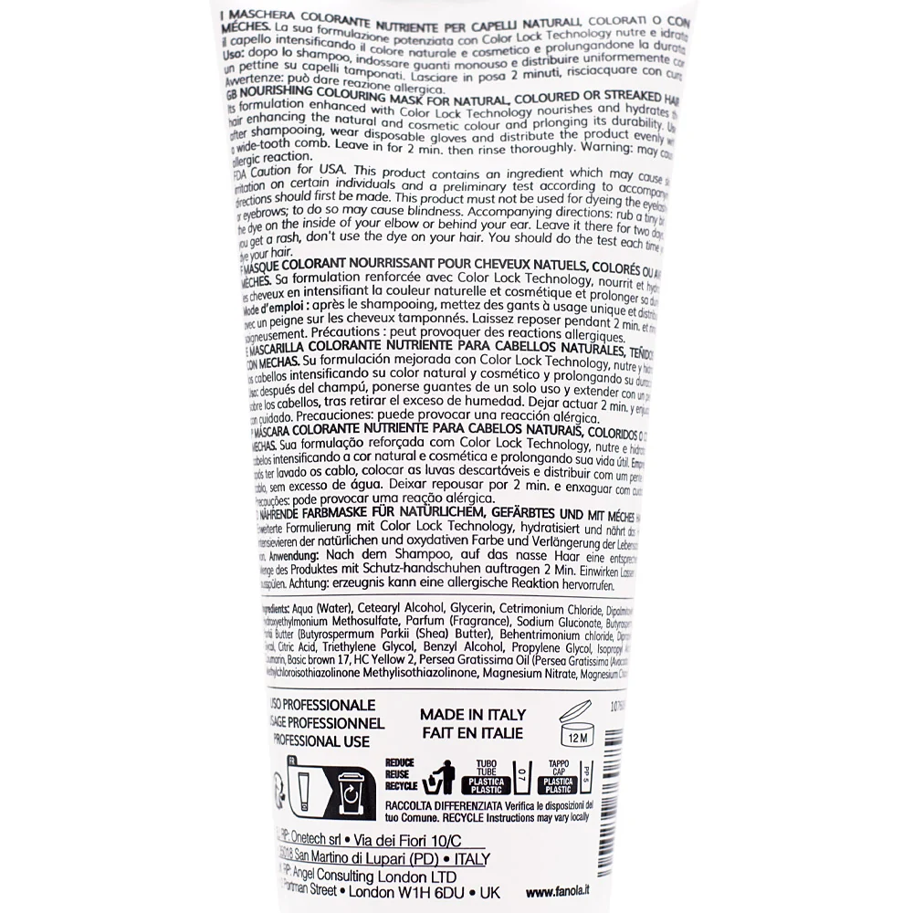 Fanola Color Mask Golden Aura 200ml - colore semipermanente - Image 2