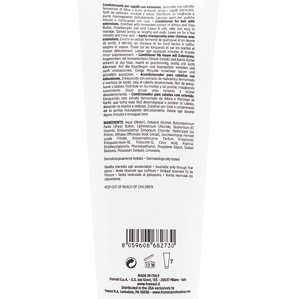 Framesi Morphosis Love Extension Conditioner 250ml - balsamo per capelli con extension - Image 2