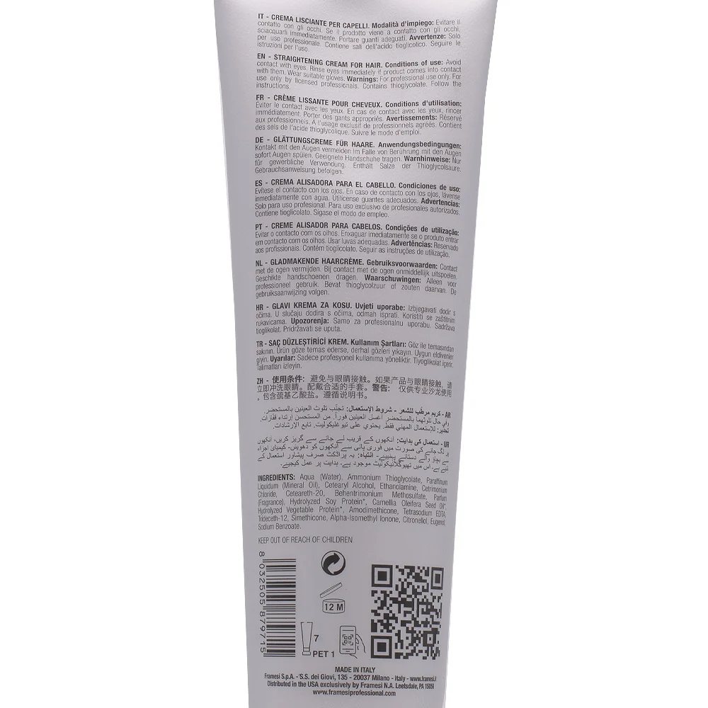 Framesi Straightening System Strong 280ml - crema lisciante capelli resistenti - Image 2