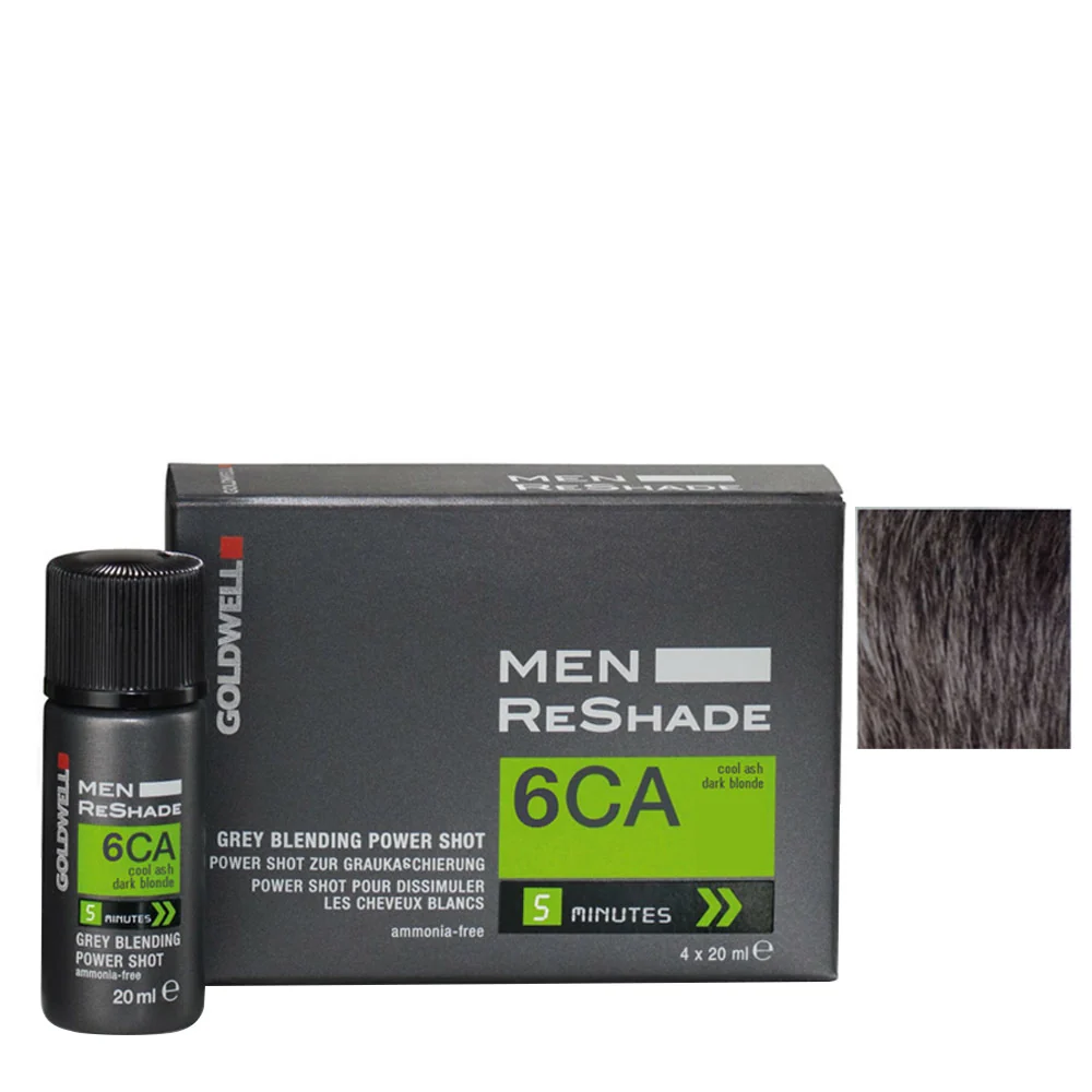 Goldwell Color Men ReShade 6CA Cenere Freddo Biondo Scuro 4x20ml - tinta uomo