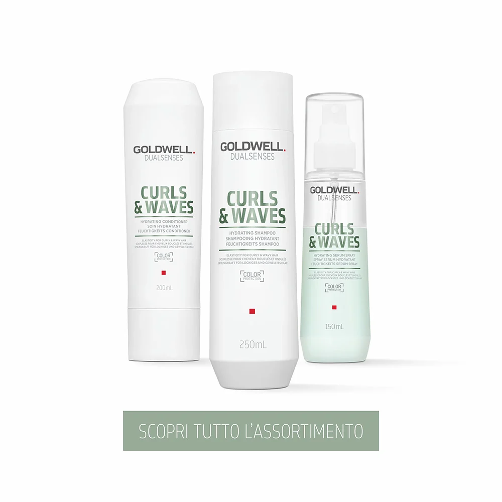Goldwell Dualsenses Curls & Waves Hydrating Serum Spray 150ml - siero spray idratante per capelli ricci o mossi - Image 5