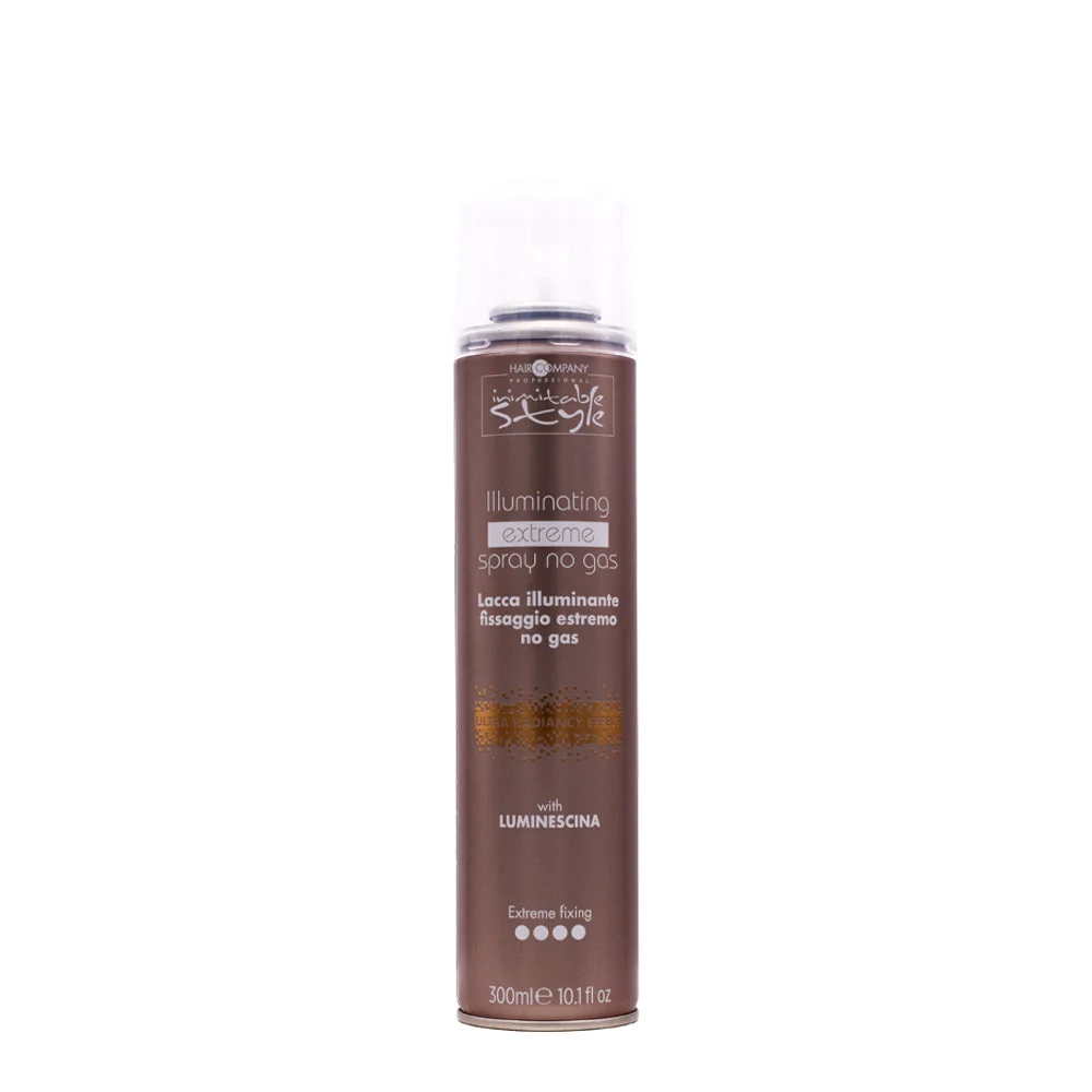 Hair Company Inimitable Style Illuminating Extreme Spray No Gas 300ml - lacca illuminante fissaggio estremo no gas