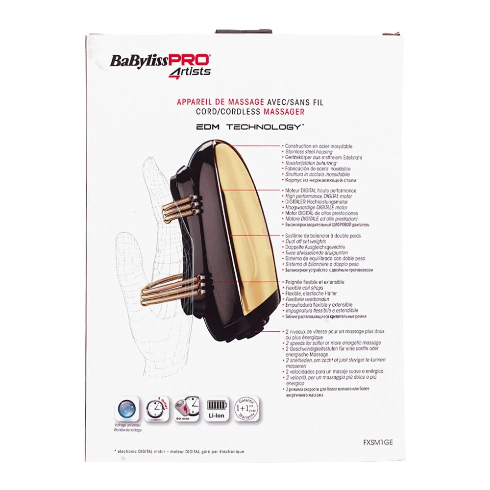 Hair Gallery Resi Come Nuovi Babyliss Pro 4Artist Viber FXSM1GE Gold - imballaggio esterno ed interno danneggiati - Image 6