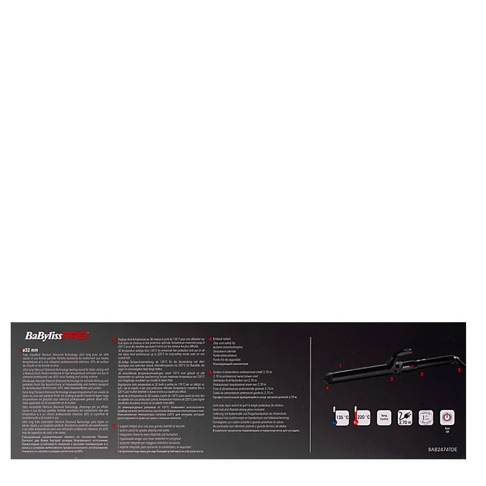 Hair Gallery Resi Come Nuovi Babyliss Pro Advanced Curl 32mm - imballaggio interno lievemente danneggiato - Image 7