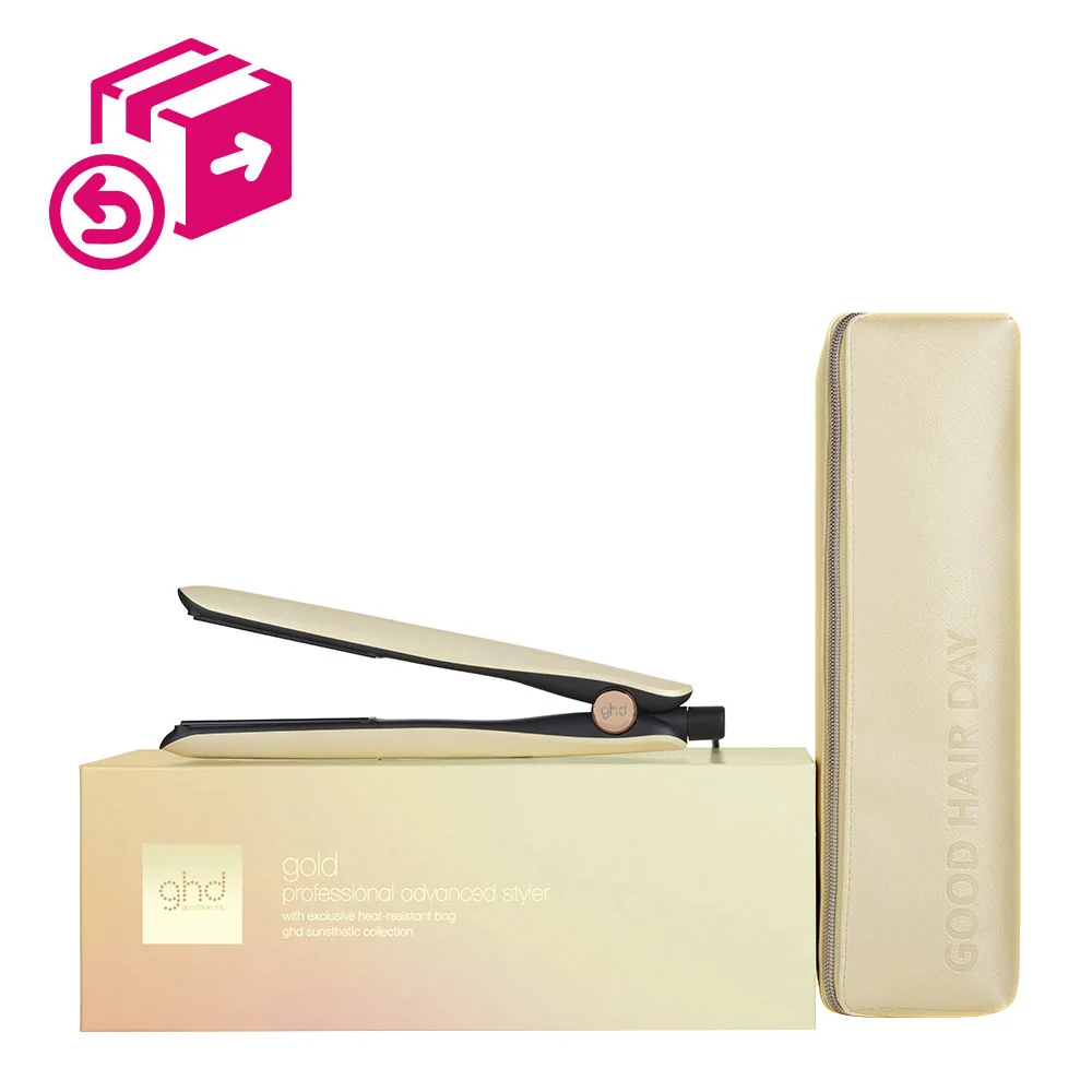 Hair Gallery Resi Come Nuovi Ghd Gold Sunsthetic - imballaggio danneggiato