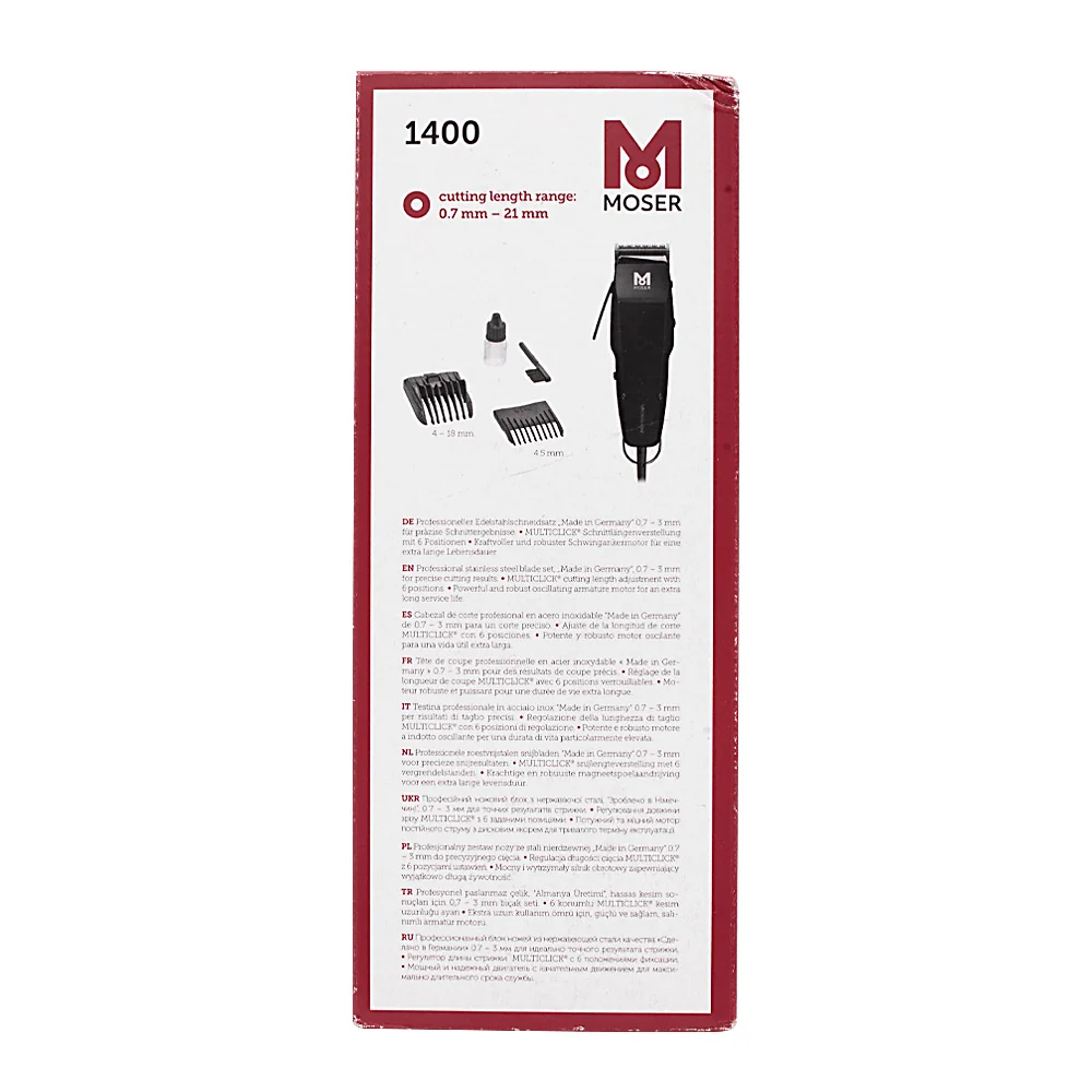 Hair Gallery Resi Come Nuovi Moser 1400 Professional Black - imballaggio danneggiato - Image 7