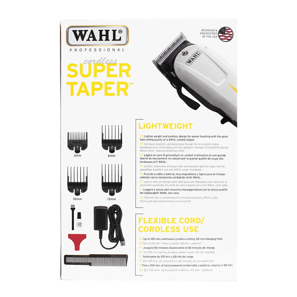 Hair Gallery Resi Come Nuovi Wahl Cordless Super Taper - imballaggio danneggiato non completo di tutti gli accessori - Image 6