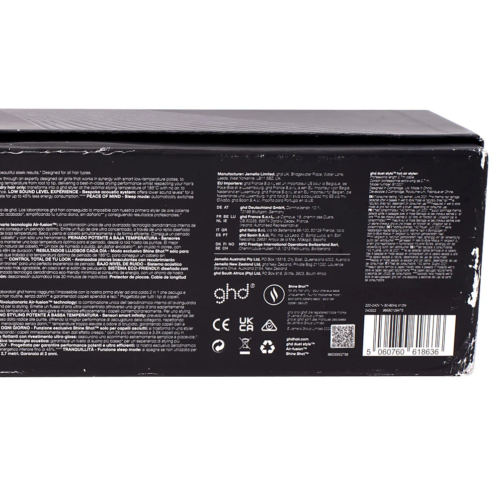 Hair Galllery Resi Come Nuovi Ghd Duet Black - imballaggio danneggiato - Image 4