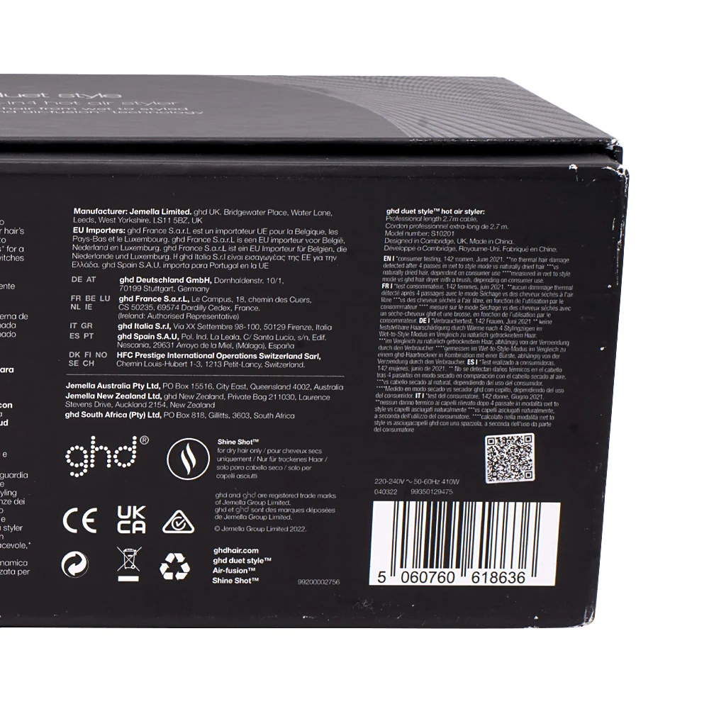 Hair Gallery Resi Come Nuovi  Ghd Duet Black-imballaggio e piastra danneggiati - Image 4