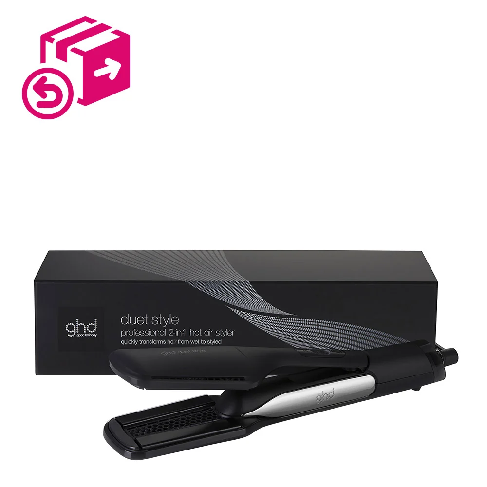 Hair Gallery Resi Come Nuovi Ghd Duet Black - imballaggio danneggiato