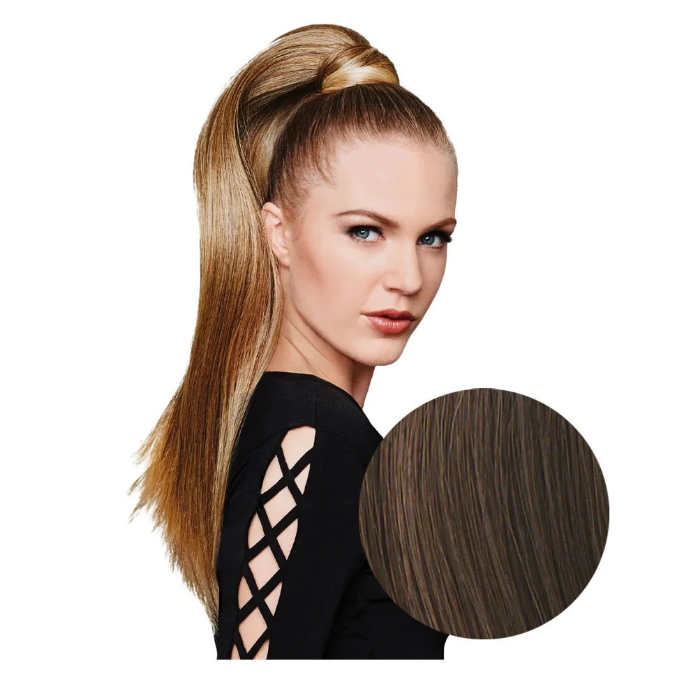 Hairdo Coda Liscia R10 Castano Chiaro 64cm