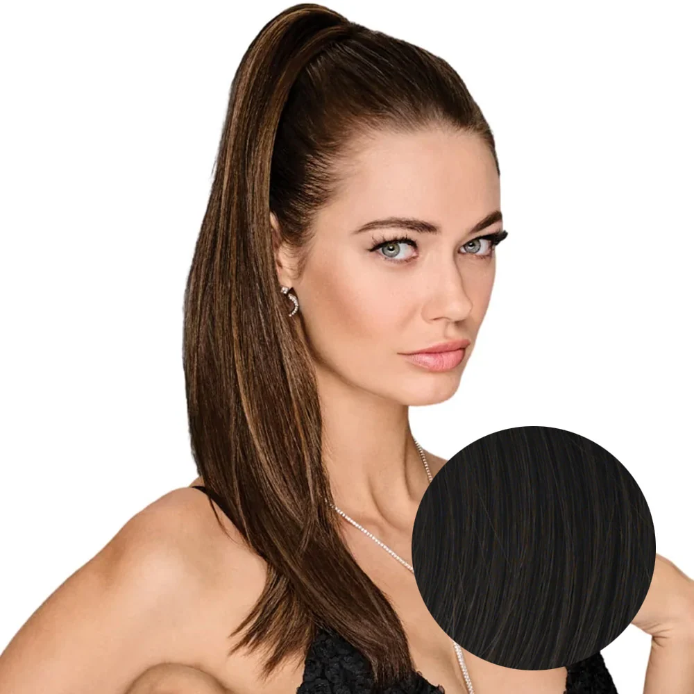 Hairdo Coda Liscia R4 Castano Scuro 53cm - Image 2