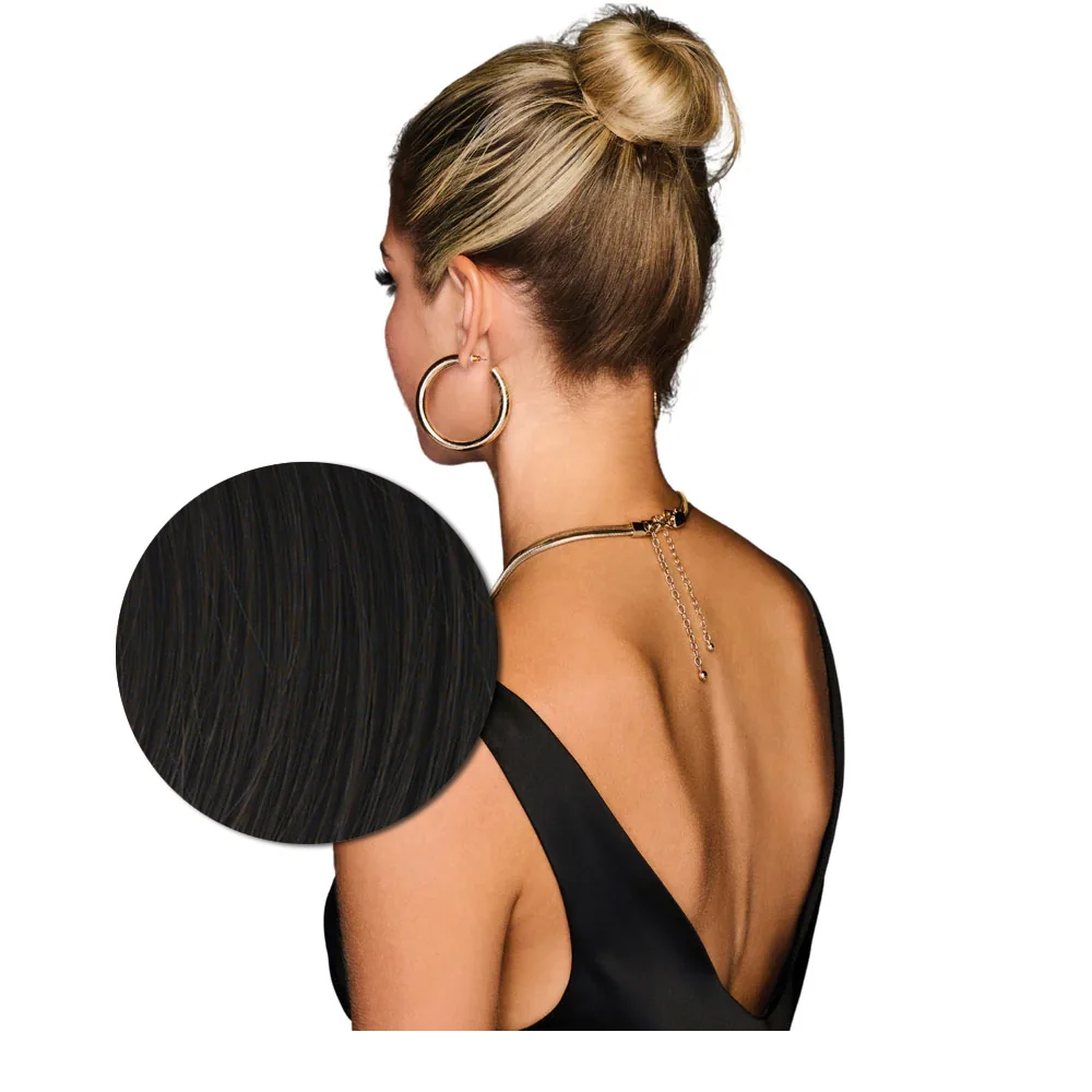 Hairdo Coda Mossa con Clip R4 Castano Scuro 69cm  - coda mossa - Image 3