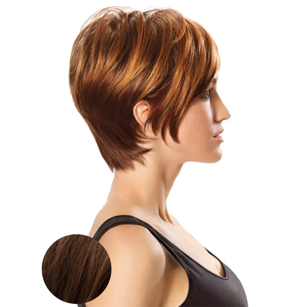 Hairdo Parrucca Angled Cut Castano Chiaro Dorato - Image 3