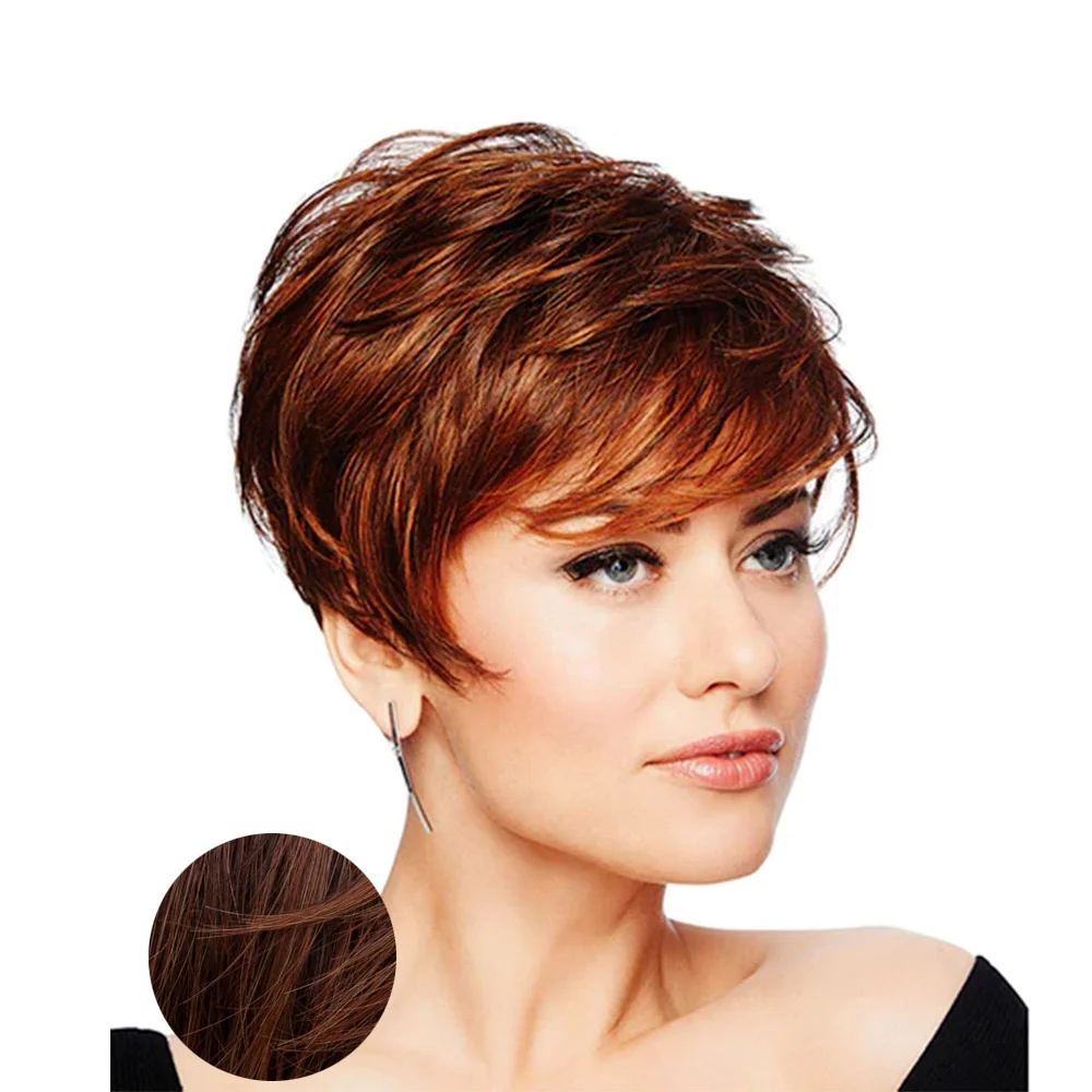 Hairdo Parrucca Perfect Pixie Biondo Chiaro Con Radice Castana - Image 2
