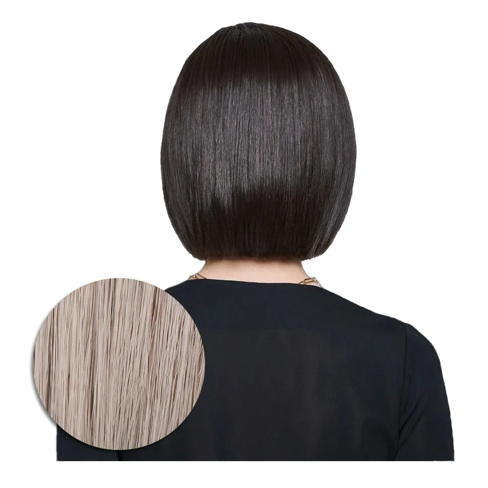 Hairdo Topper Top It Off R56/60 Grigio Chiaro - toupet con clip removibili - Image 3
