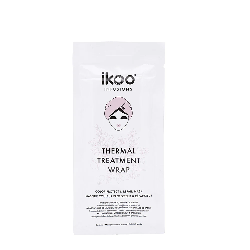 Ikoo Infusions Thermal Treatment Wrap Color Protect & Repair 35g - maschera ristrutturante  in tessuto