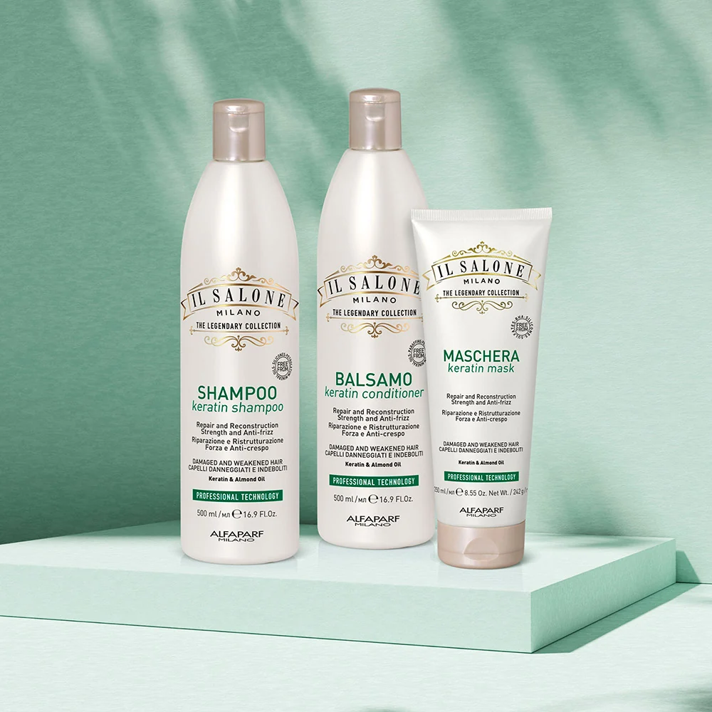 Il Salone Milano Keratin Mask 250ml - maschera per capelli danneggiati e indeboliti - Image 2