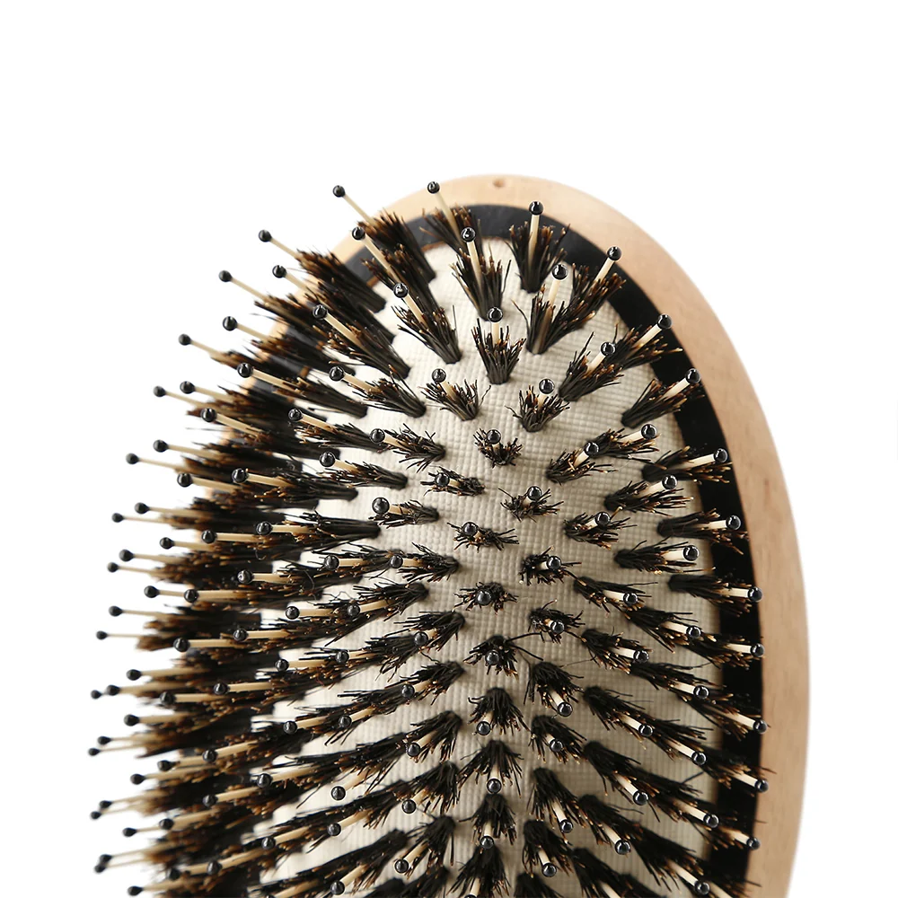 Kashōki Hair Brush Touch Of Nature Oval - spazzola ovale in legno - Image 3