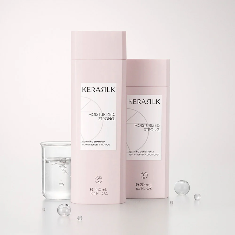Kerasilk Essentials Repairing Shampoo 75ml - shampoo fortificante - Image 5