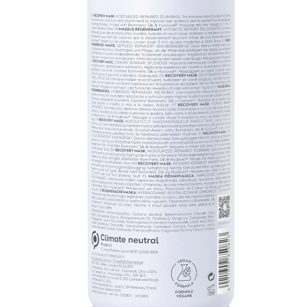 Kerasilk Specialists Recovery Mask 500ml -  maschera ristrutturante - Image 2
