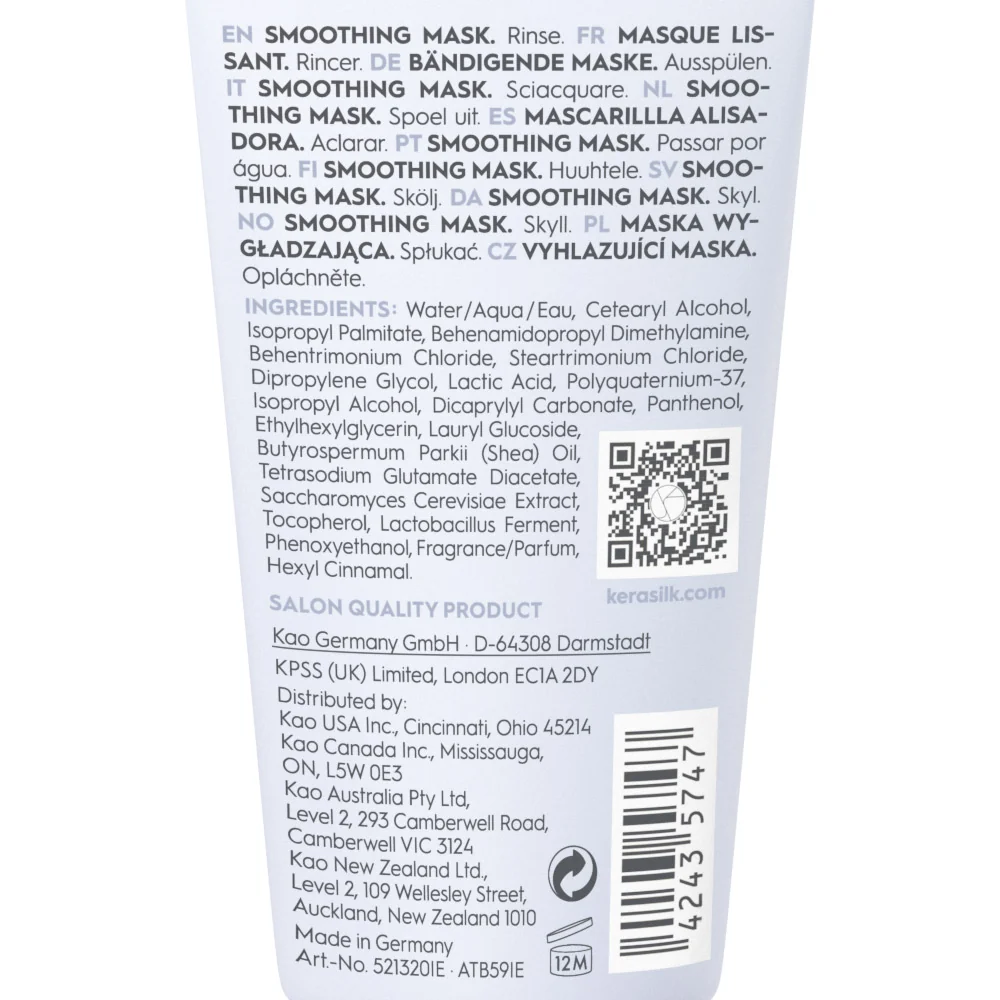 Kerasilk Specialists Smoothing Mask 50ml - maschera anti-crespo - Image 6