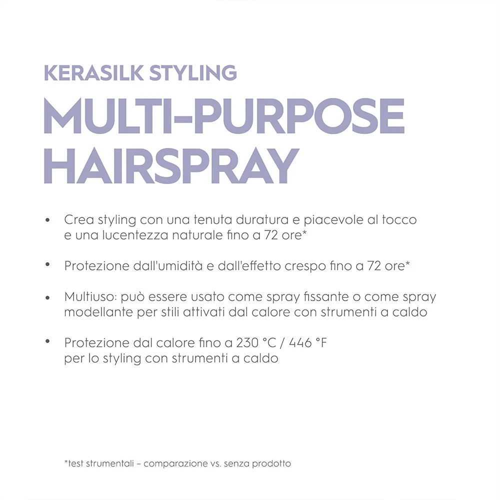 Kerasilk Styling Multi-Purpose Hairspray 300ml - spray multi-uso - Image 3